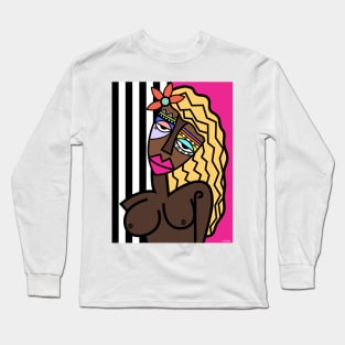 African Woman Long Sleeve T-Shirt